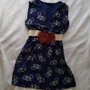 Wrap dress from Modcloth with belt from Anthro!